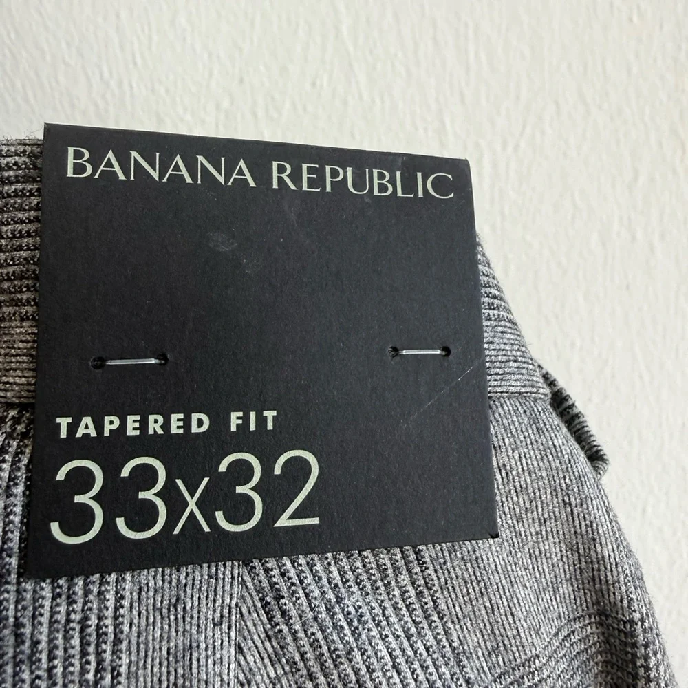 Banana Republic Vitale Barberis Canonico Wool Pants 33x32 Tapered Fit NWT